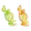 Electroplate Transparent UV Plating Acrylic Pendants OACR-I014-17-2