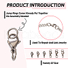 30Pcs 6 Styles 304 Stainless Steel Lobster Claw Clasps STAS-TA0001-83P-4