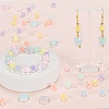 130Pcs 5 Colors Transparent Acrylic Beads X1-TACR-LS0001-04-6