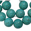 Synthetical Howlite Beads X-TURQ-GSR20mm129-1