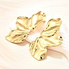 304 Stainless Steel Stud Earrings for Women EJEW-Z057-01G-5