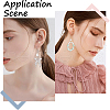 SUNNYCLUE 100Pcs 2 Styles Brass Ear Wire KK-SC0004-85-5
