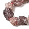 Natural Strawberry Quartz Beads Strands G-S386-C13-4