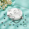  DIY Charm Adjustable Ring Making Kit DIY-NB0009-99-5