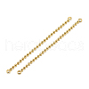 Brass Ball Chain Links connectors KK-T032-176G-1