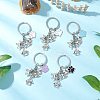 304 Stainless Steel Alloy Enamel Dog Keychains KEYC-JKC01219-1