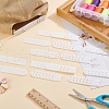 BENECREAT 40 Sets Plastic Snapback Strap with 7 Holes FIND-BC0013-41B-4