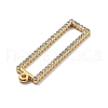 304 Stainless Steel Crystal Rhinestone Pendants STAS-R155-070G-2