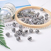 Natural Wooden Beads WOOD-TAC0010-04B-14