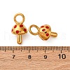 304 Stainless Steel Enamel Pendants STAS-Q363-10B-G-3