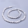 Natural Howlite Beads Strands G-L538-023-3