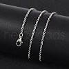 Tarnish Resistant 304 Stainless Steel Cable Chains for Necklace Making X-STAS-P045-05P-4