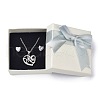 Cardboard Jewelry Set Box CON-P015-01-3