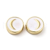 Rack Plating Alloy Enamel Beads ENAM-F146-15G-1