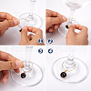 24Pcs 24 Style Alloy Enamel Wine Glass Charms AJEW-TAC00005-17