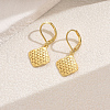 Brass Hollow Leverback Earrings VF9446-1-1