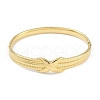 304 Stainless Steel X Hinged Bangles for Women BJEW-C071-12G-2