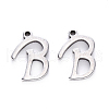 201 Stainless Steel Charms STAS-R105-B-1