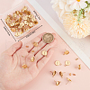 Beebeecraft 50Pcs Flat Round 304 Stainless Steel Stud Earrings Findings STAS-BBC0005-85C-3