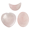 CRASPIRE 3Pcs 3 Style Natural Rose Quartz Massager G-CP0001-02-1