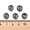 Brass Grade A Crystal Rhinestone Spacer Beads RB-A006-10MM-B-4