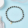 Glass Beads Stretch Bracelets BJEW-JB11416-01-1