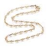 304 Stainless Steel Chain Necklaces STAS-P164-25G-1