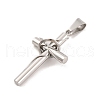 Non-Tarnish 304 Stainless Steel Pendants STAS-Z080-09P-2