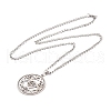 304 Stainless Steel Enamel Necklaces NJEW-Q338-08P-2