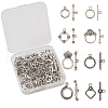 Tibetan Style Alloy Toggle Clasps PALLOY-TA0001-47AS-2