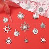 100G Tibetan Style Alloy Pendants TIBEP-YW0001-39-5