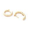 Rack Plating Brass Hoop Earrings EJEW-S241-22G-2