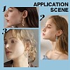 SUNNYCLUE 30Pcs 3 Colors Brass Clip-on Earring Findings KK-SC0003-26-5