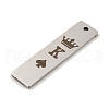 Non-Tarnish 201 Stainless Steel Big Pendants STAS-L079-027I-P-2