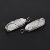 Natural Quartz Crystal Big Pendants G-I322-02P-07-4