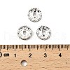 Brass Rhinestone Spacer Beads X-RB-A014-L10mm-01S-3