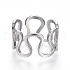 Tarnish Resistant 304 Stainless Steel Wide Band Rings RJEW-G081-29P-19mm-1
