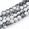 Transparent Baking Painted Glass Beads Strands DGLA-N009-10mm-09-1