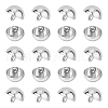 Unicraftale 40Pcs Alloy Shank Buttons BUTT-UN0001-08-1