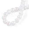 Electroplate Opaque Glass Beads Strands X-GLAA-T032-P6mm-AB02-2