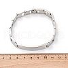 201 Stainless Steel Watch Band Chain Bracelets BJEW-B078-175P-3