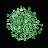 Luminous Glow in the Dark Transparent Glass Round Beads GLAA-F124-B09-2