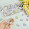 SUNNYCLUE 60Pcs 6 Colors Oapque Resin Decoden Cabochons RESI-SC0005-82-3