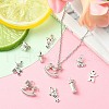 1st Mother's Day Jewelry 100pcs 10 Style Tibetan Style Alloy Charms TIBEP-CJ0001-29-6