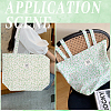 Flower Printed Canvas Women's Tote Bags ABAG-WH20005-06-5