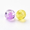 Baking Painted Crackle Glass Beads DGLA-X0006-4mm-05-3