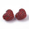 Polymer Clay Rhinestone Beads RB-S055-25-2