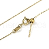 Ion Plating(IP) 304 Stainless Steel Coreana Chains Necklaces NJEW-H042-08G-2