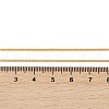 Long-Lasting Plated Brass Curb Chain Necklaces X-NJEW-K112-07G-NF-4
