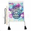 Cloth Wall Hanging Tapestry HJEW-M003-02B-4